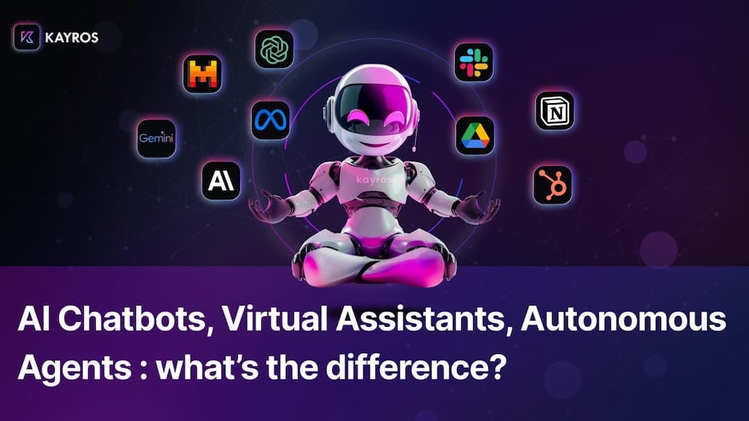 Understanding AI Chatbots, AI Virtual Assistants and Autonomous Agents: what's the Difference?